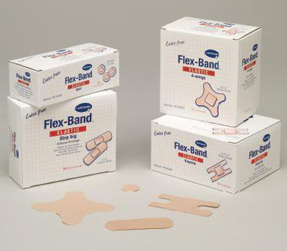 Picture of Adhesive Strip Flex-Band® 1 X 1-1/4 Inch Fabric Oval Tan Sterile46150001