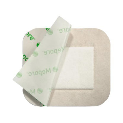 Picture of Adhesive Dressing Mepore® Pro 3.6 X 8 Inch Nonwoven / Film Rectangle Tan Sterile671190