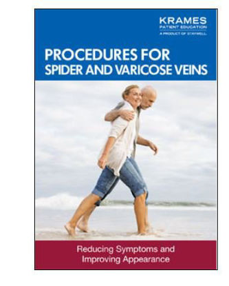 Picture of Patient Booklet Krames® Procedures for Spider and Varicose Veins12210