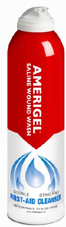 Picture of Wound Wash AMERIGEL® 4 oz. Spray Can Sterile 0.9% Sodium ChlorideA50114