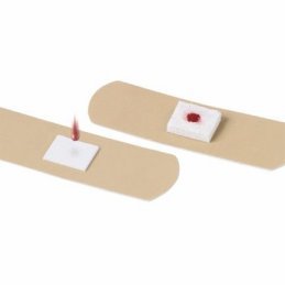 Picture of Adhesive Pressure Bandage Sureseal® 1 X 2-3/4 Inch Cellulose Rectangle Tan Sterile85100