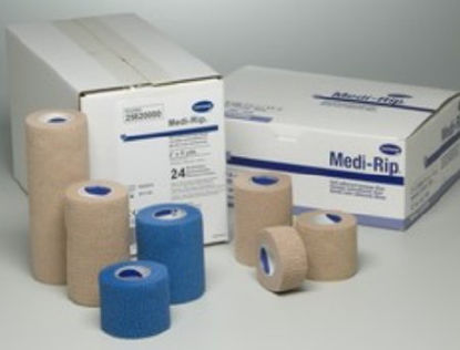 Picture of Cohesive Bandage Medi-Rip® 3 Inch X 5 Yard Team Pack Standard Compression Self-adherent Closure Tan NonSterile25830000