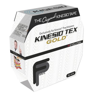 Picture of Kinesiology Tape Kinesio® Tex Gold™ FP Water Resistant Cotton 2 Inch X 34 Yard Black NonSterile24-4883