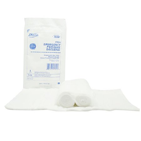 Picture of Trauma Dressing Dukal™ Gauze 1-Ply 4 Inch X 4-1/10 Yard Roll Shape Sterile1050