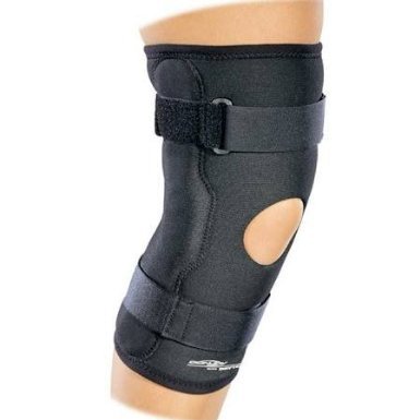 Picture of Knee Brace DonJoy® Economy X-Small Hook and Loop Strap Closure 13 to 15-1/2 Inch Thigh Circumference / 12 to 13 Inch Mid-Patella Circumference / 10 to 12 Inch Calf Circumference Left or Right Knee11-0672-1