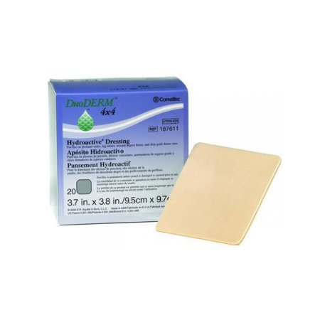 Picture of Hydrocolloid Dressing DuoDERM® Hydroactive® 4 X 4 Inch Square Sterile187611