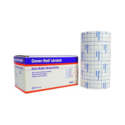Picture of Dressing Retention Tape with Liner Cover-Roll® Stretch Nonwoven Polyester 6 Inch X 10 Yard White NonSterile45554