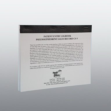 Picture of Log Book Pseudoephedrine17350