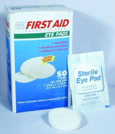 Picture of Eye Pad American® White Cross17570