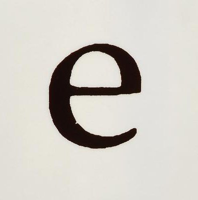 Picture of Teaching Aid Letter "e" Whole Mount, Unstained949111