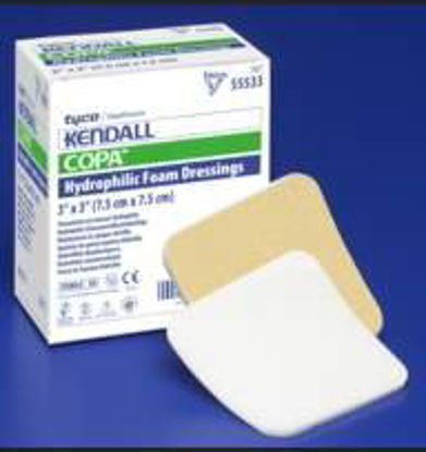 Picture of Foam Dressing Kendall™ 6 X 6 Inch Square Adhesive with Border Sterile55566B