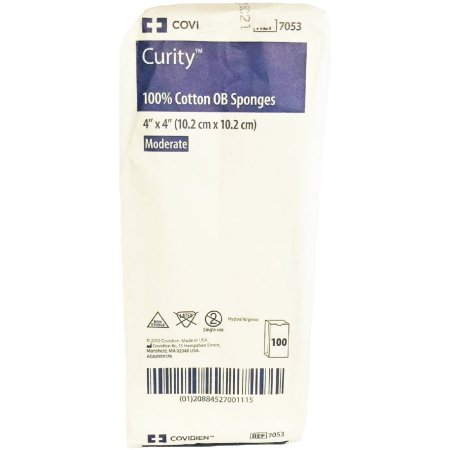 Picture of OB Sponge Curity™ Cotton 2-Ply 4 X 4 Inch Square NonSterile7053