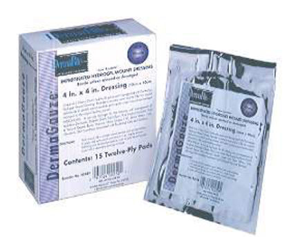 Picture of Impregnated Dressing DermaGauze® 2 X 2 Inch Gauze DermSyn Hydrogel Sterile00240E