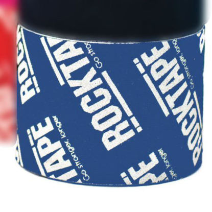 Picture of Kinesiology Tape Rock Tape® Water Resistant Cotton / Nylon 2 Inch X 5 Yard Electric Blue NonSterile081678697