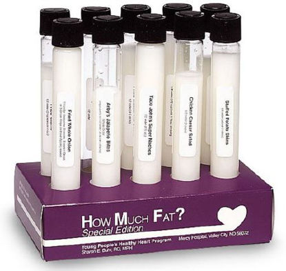 Picture of TEST TUBE DISPLAY, MEASURES FAT IN GRAMSWA21269