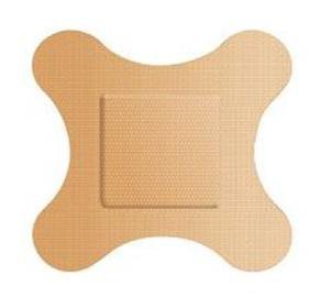 Picture of Adhesive Strip American® White Cross 2-7/8 X 3 Inch Fabric 4-Wing Tan SterileSV3ER