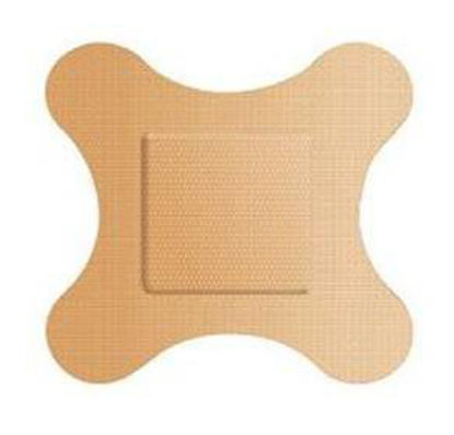 Picture of Adhesive Strip American® White Cross 2-7/8 X 3 Inch Fabric 4-Wing Tan SterileSV3ER