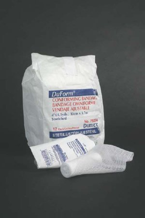 Picture of Conforming Bandage Duform Polyester / Rayon 1-Ply 3 Inch X 4-1/10 Yard Roll Shape Sterile75203