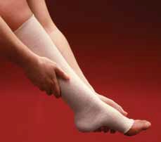 Picture of Elastic Tubular Support Bandage Tensoshape® 13-7/10 X 15-1/5 Inch Below Knee Standard Compression Pull On Tan Size C / D NonSterile7590