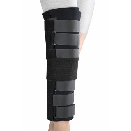 Picture of Knee Immobilizer ProCare® Deluxe D-Ring / Hook and Loop Strap Closure Up to 22 Inch Thigh Circumference 12 Inch Length Left or Right Knee79-96312