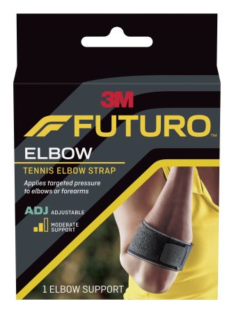 Picture of Elbow Support 3M™ Futuro™ Tennis Elbow Strap Left or Right Elbow Black45975ENR