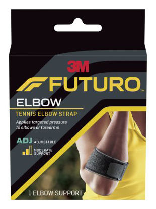Picture of Elbow Support 3M™ Futuro™ Tennis Elbow Strap Left or Right Elbow Black45975ENR