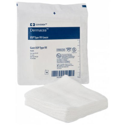 Picture of USP Type VII Gauze Sponge Dermacea™ Cotton 8-Ply 4 X 4 Inch Square NonSterile442211