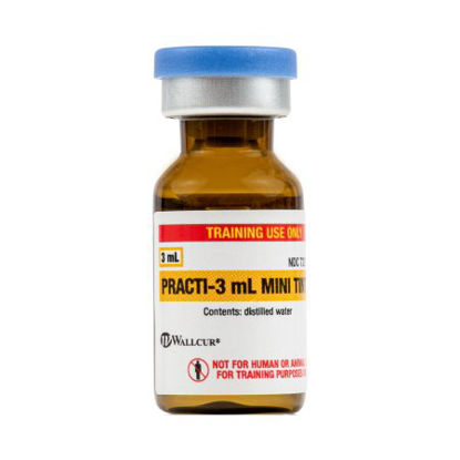 Picture of Clinical Training Medication Practi-3mL Mini Tint Vial™ 3 mL Tint Vial Distilled Water Liquid419MT