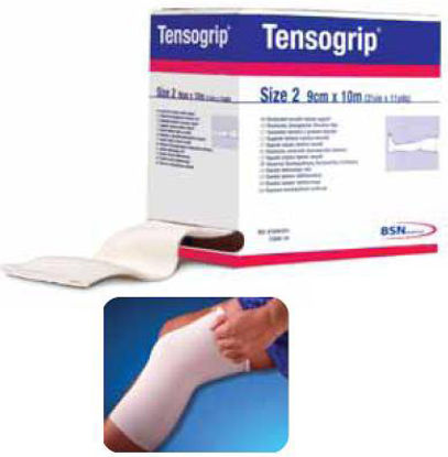 Picture of Elastic Tubular Support Bandage Tensogrip® 4-1/2 Inch X 11 Yard Medium Arm / Small Ankle Standard Compression Pull On White Size G NonSterile7585