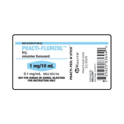 Picture of Training Medication Peel-N-Stick Labels Practi-Flumazenil™9928FLZ