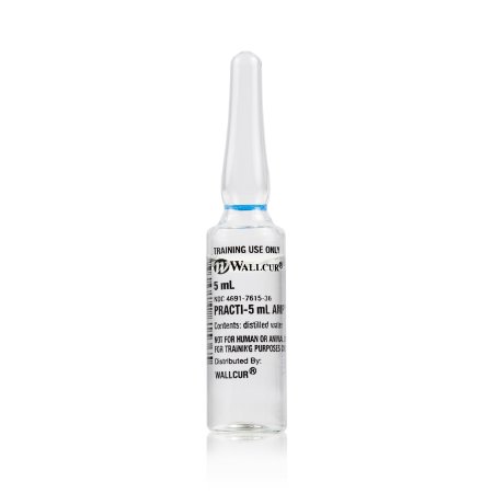 Picture of Clinical Training Medication Practi-5 mL Amp™ 5 mL Ampule Distilled Water Liquid431PA