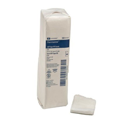 Picture of USP Type VII Gauze Sponge Dermacea™ Cotton 8-Ply 2 X 2 Inch Square NonSterile441203