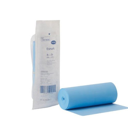 Picture of Esmark Compression Bandage Esmark 4 Inch X 3 Yard High Compression No Closure White Sterile18410000