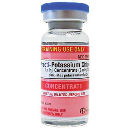 Picture of Clinical Training Medication Practi-Potassium Chloride™ 10 mL Vial Distilled Water Liquid443PC