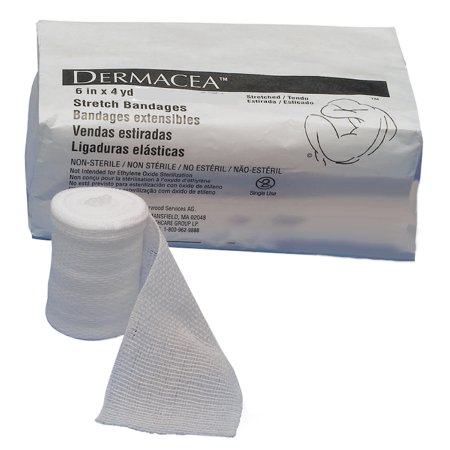 Picture of Conforming Bandage Dermacea™ Cotton / Polyester 1-Ply 6 Inch X 4 Yard Roll Shape Sterile441507