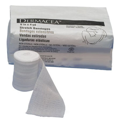 Picture of Conforming Bandage Dermacea™ Cotton / Polyester 1-Ply 6 Inch X 4 Yard Roll Shape Sterile441507