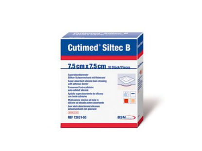 Picture of Hydrogel Dressing Cutimed® Siltec B 6 X 6 Inch Square Sterile7328402