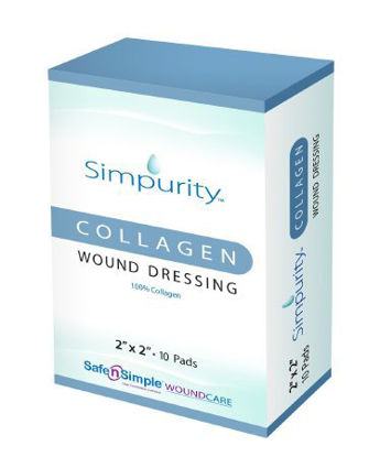 Picture of Collagen Dressing Simpurity™ Collagen 2 X 2 Inch 5 per PackSNS52222