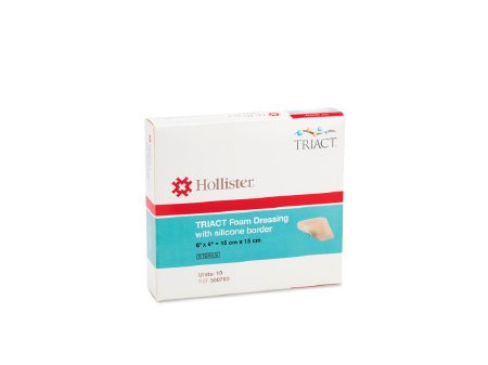 Picture of Silicone Foam Dressing TRIACT 6 X 6 Inch Square Silicone Adhesive with Border Sterile550763