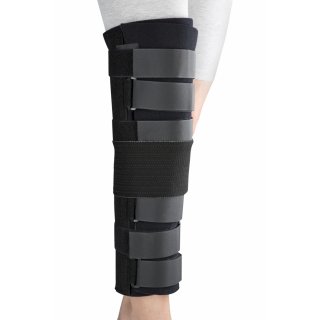 Picture of Knee Immobilizer ProCare® Deluxe One Size Fits Most D-Ring / Hook and Loop Strap Closure 28 Inch Length Left or Right Knee79-96328