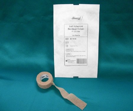 Picture of Cohesive Bandage 3M™ Coban™ 1-1/2 Inch X 5 Yard Standard Compression Self-adherent Closure Tan Sterile4015/30