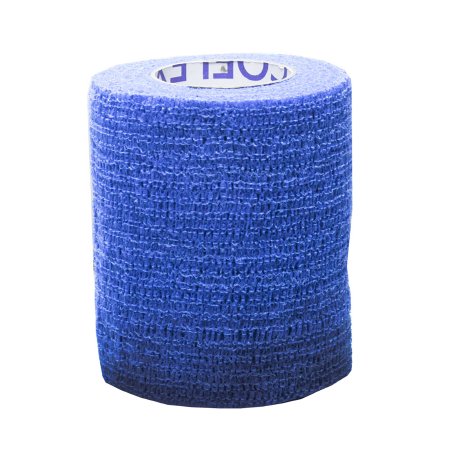 Picture of Cohesive Bandage CoFlex® NL 3 Inch X 5 Yard 12 lbs. Tensile Strength Self-adherent Closure Blue NonSterile5300BL