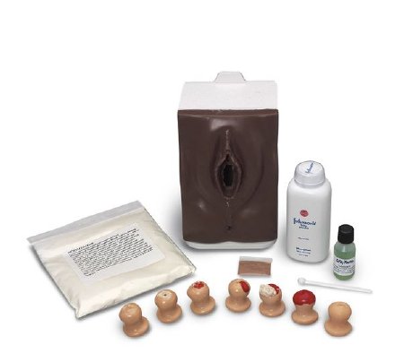 Picture of Cervical Exam and Pap Smear Test Trainer Dark Life/Form®LF01231