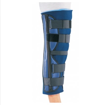 Picture of Knee Immobilizer ProCare® One Size Fits Most Hook and Loop Closure 26 Inch Length Left or Right Knee79-80290