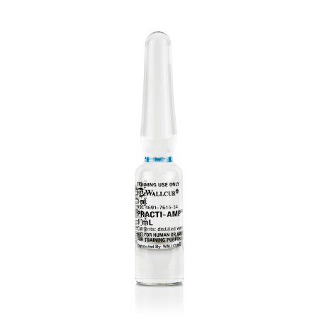 Picture of Clinical Training Medication Practi-1 mL Mini Amp™ 1 mL Ampule Distilled Water Liquid412MA