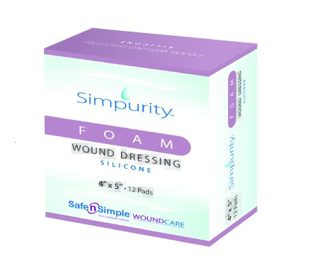 Picture of Transparent Film Dressing Simpurity™ Rectangle 4 X 5 Inch Without Delivery Method Without Label SterileSNS57245