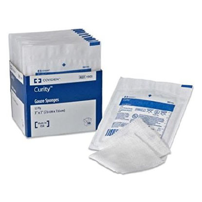 Picture of USP Type VII Gauze Sponge Curity™ Gauze 16-Ply 4 X 4 Inch Square Sterile397310