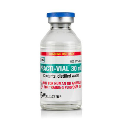 Picture of Clinical Training Medication Practi-30 mL Vial™ 30 mL Vial Distilled Water Liquid424PV