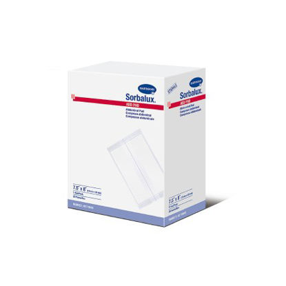 Picture of Abdominal Pad Sorbalux® ABD Nonwoven Cellulose 1-Ply 7-1/2 X 8 Inch Rectangle Sterile48710000