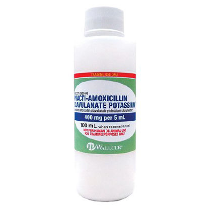 Picture of Clinical Training Medication Practi-Amoxicillin Clavulanate™ 100 mL Bottle Unsterile Fructose Reconstiuted Powder651AX